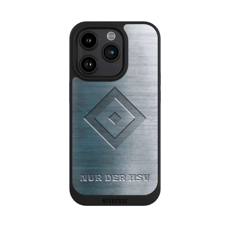 iPhone 15 Pro NIVOpure Nur der HSV Metalllook