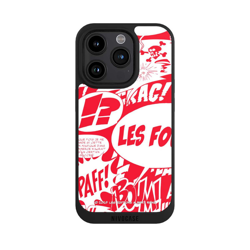 iPhone 15 Pro NIVOpure Speech Bubbles Asterix Red
