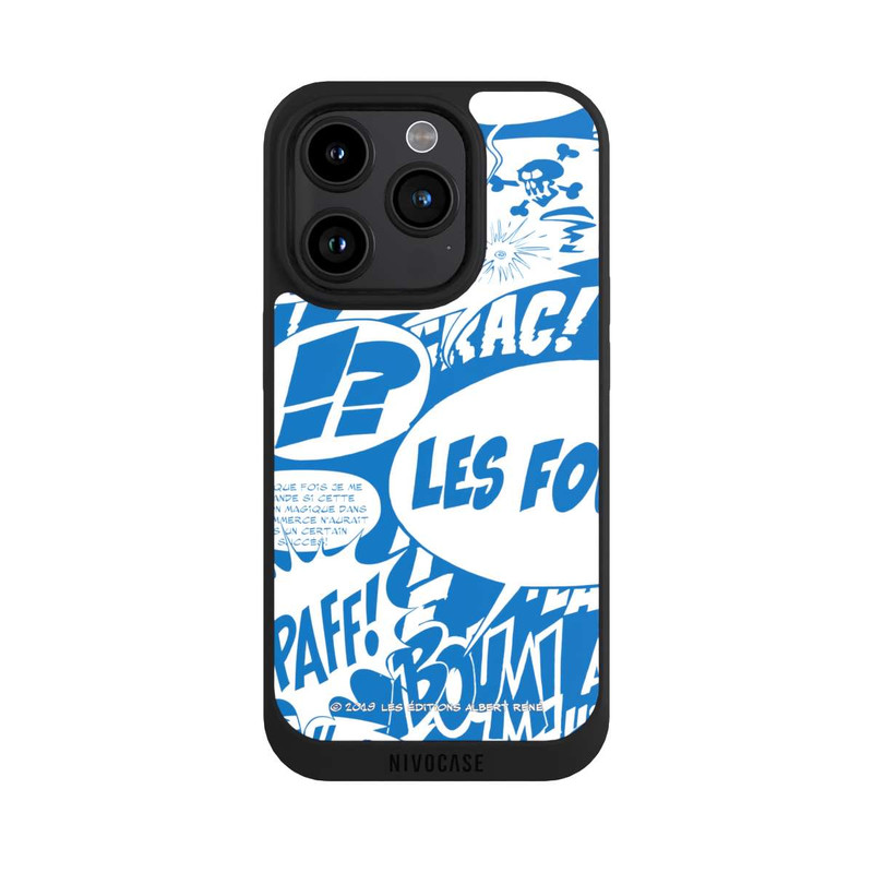 iPhone 15 Pro NIVOpure Speech Bubbles Asterix Blue