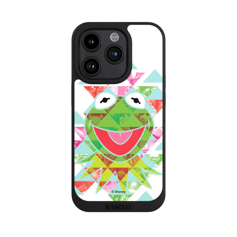 iPhone 15 Pro NIVOpure Kermit Dreiecke Weiß