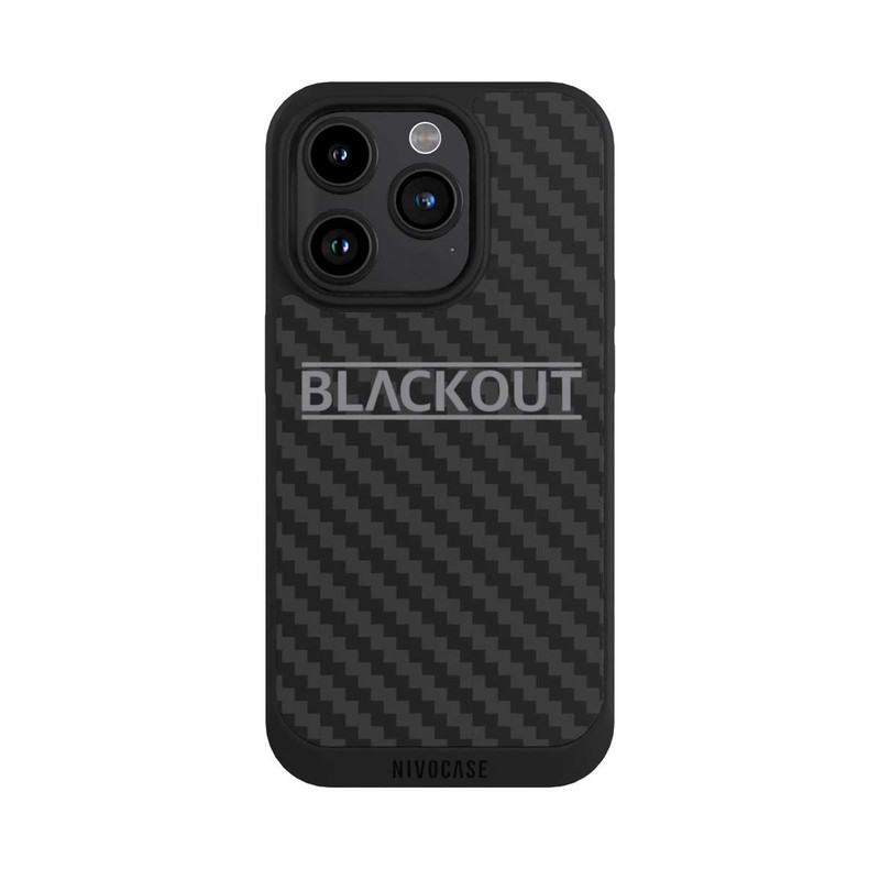 iPhone 15 Pro NIVOpure Carbone - Blackout