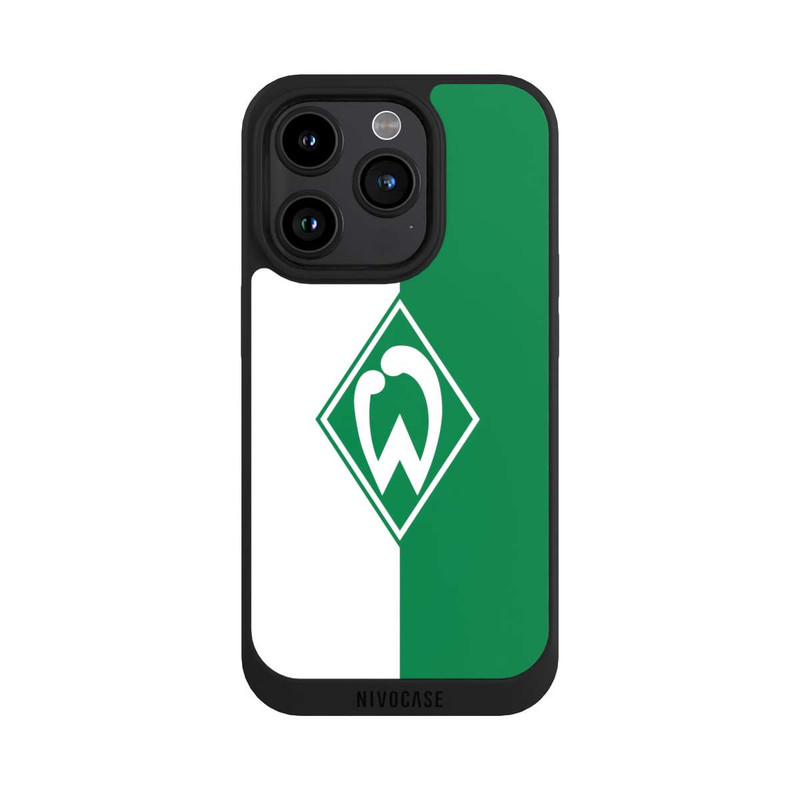 iPhone 15 Pro NIVOpure Weiß-Grün - Werder Bremen