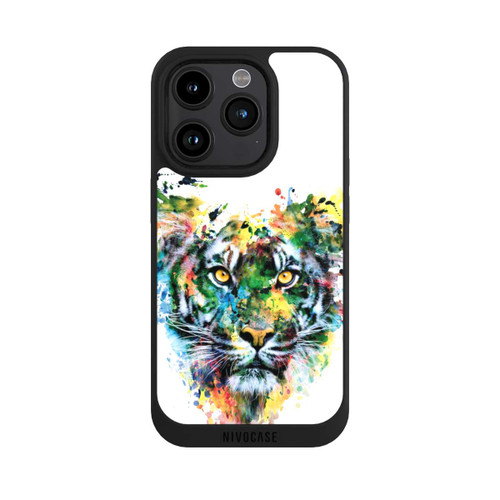 Apple iPhone 15 Pro NIVOpure Aquarelle du tigre