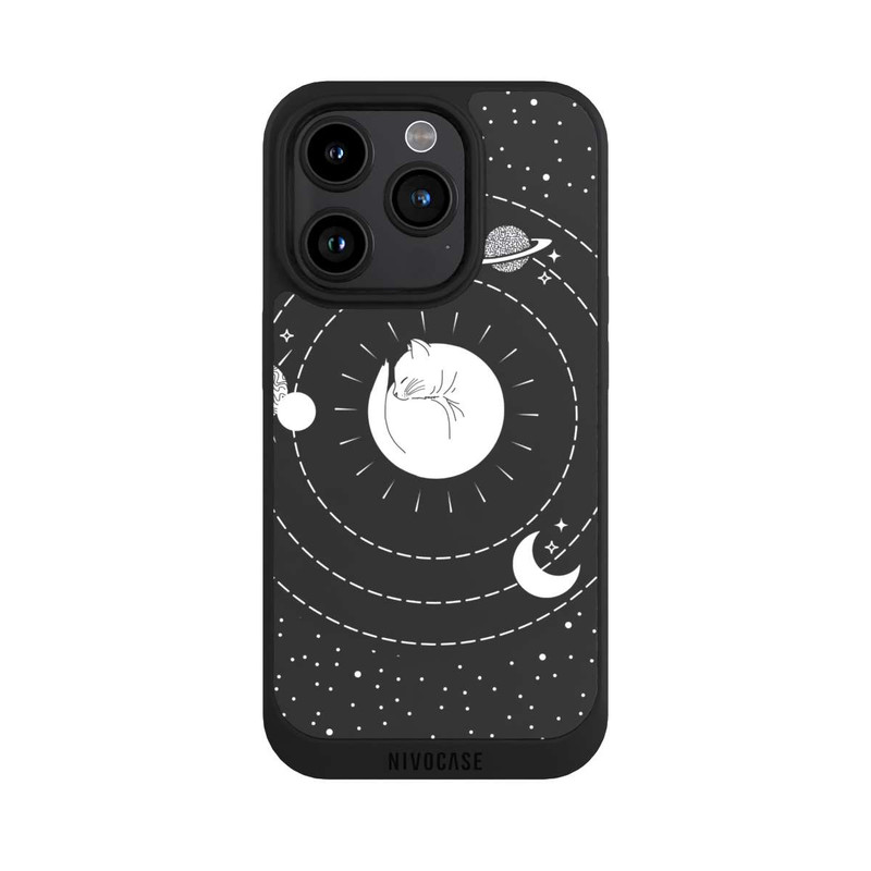iPhone 15 Pro NIVOpure Katze und Mond