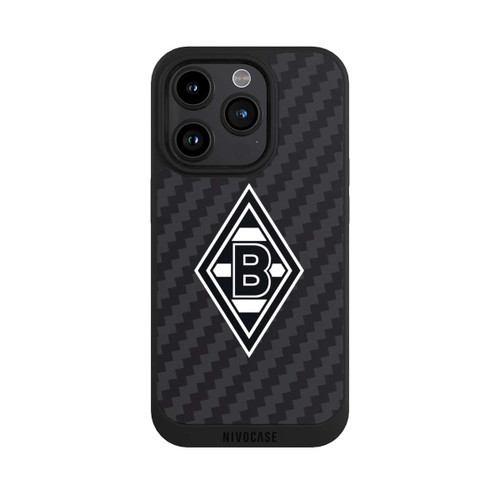 Apple iPhone 15 Pro NIVOpure Borussia Raute Carbon