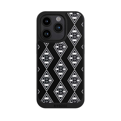 Apple iPhone 15 Pro NIVOpure Schwarze Rauten