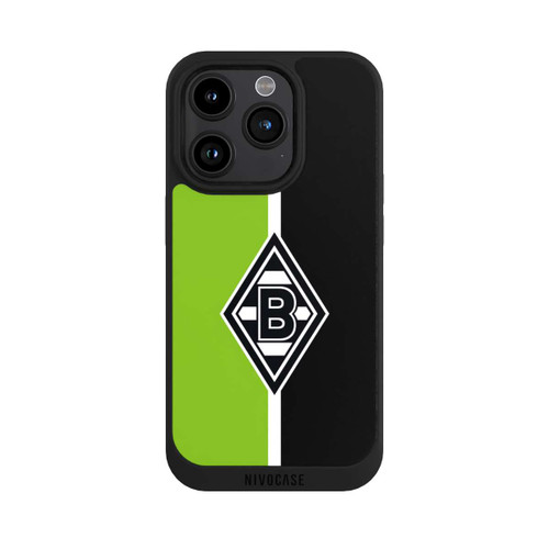 Apple iPhone 15 Pro NIVOpure Borussia Grün Schwarz