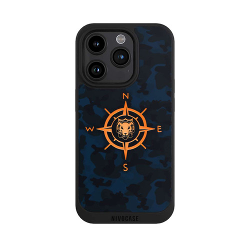 Apple iPhone 15 Pro NIVOpure Kompass Camo Blau
