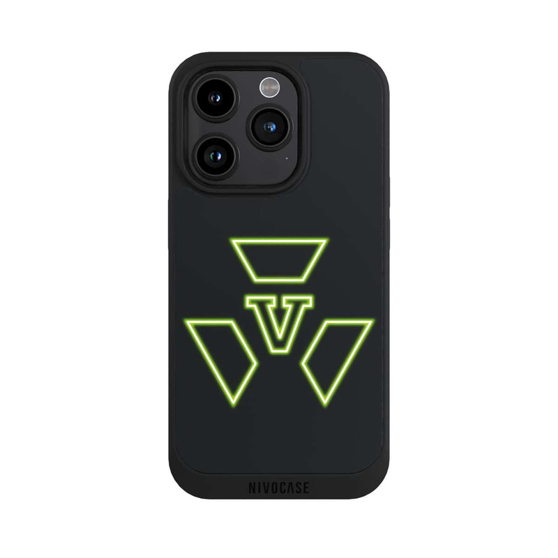 iPhone 15 Pro NIVOpure iBlali Logo vert fluo
