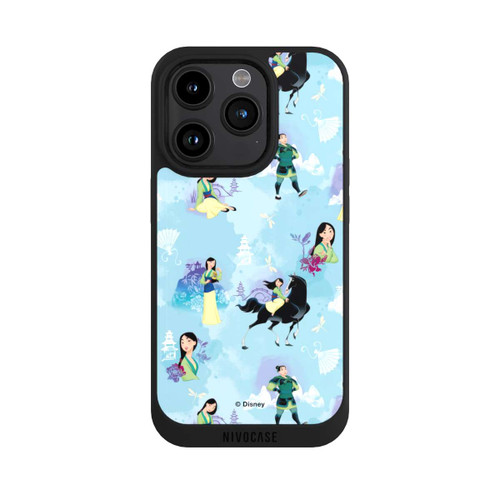 Apple iPhone 15 Pro NIVOpure Mulan Watercolour Pattern
