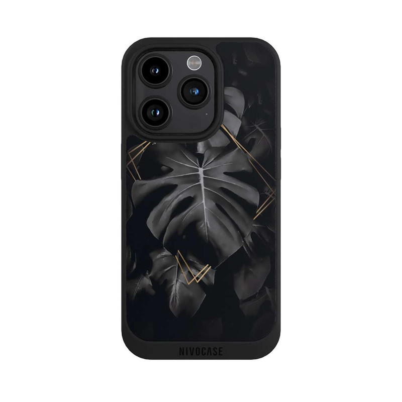 iPhone 15 Pro NIVOpure Schwarze Blätter