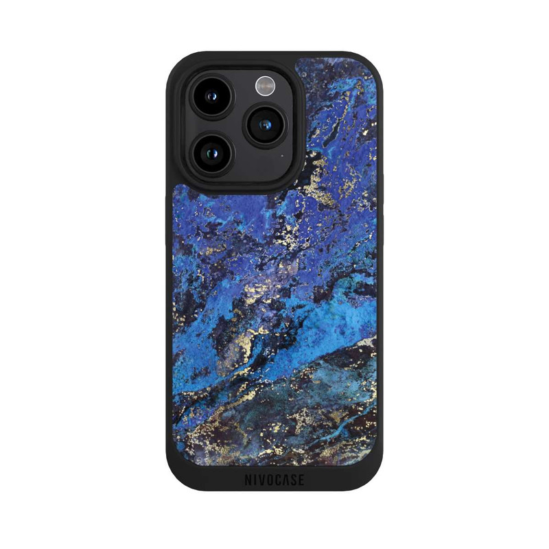 iPhone 15 Pro NIVOpure Lapis Seamless Gold Look