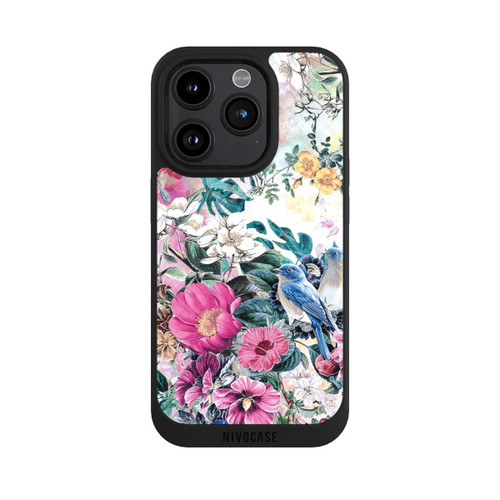 Apple iPhone 15 Pro NIVOpure Oiseaux et fleurs