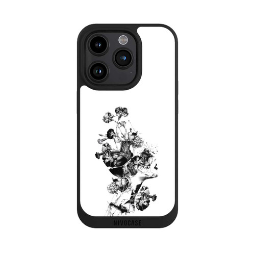 Apple iPhone 15 Pro NIVOpure Brisé Noir/Blanc