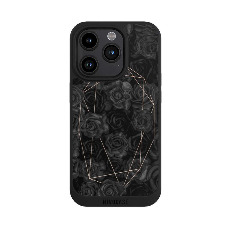 iPhone 15 Pro NIVOpure Schwarze Rosen