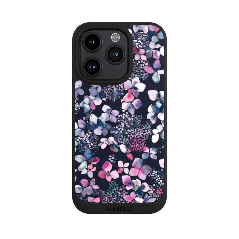 iPhone 15 Pro NIVOpure Hortensie dunkel