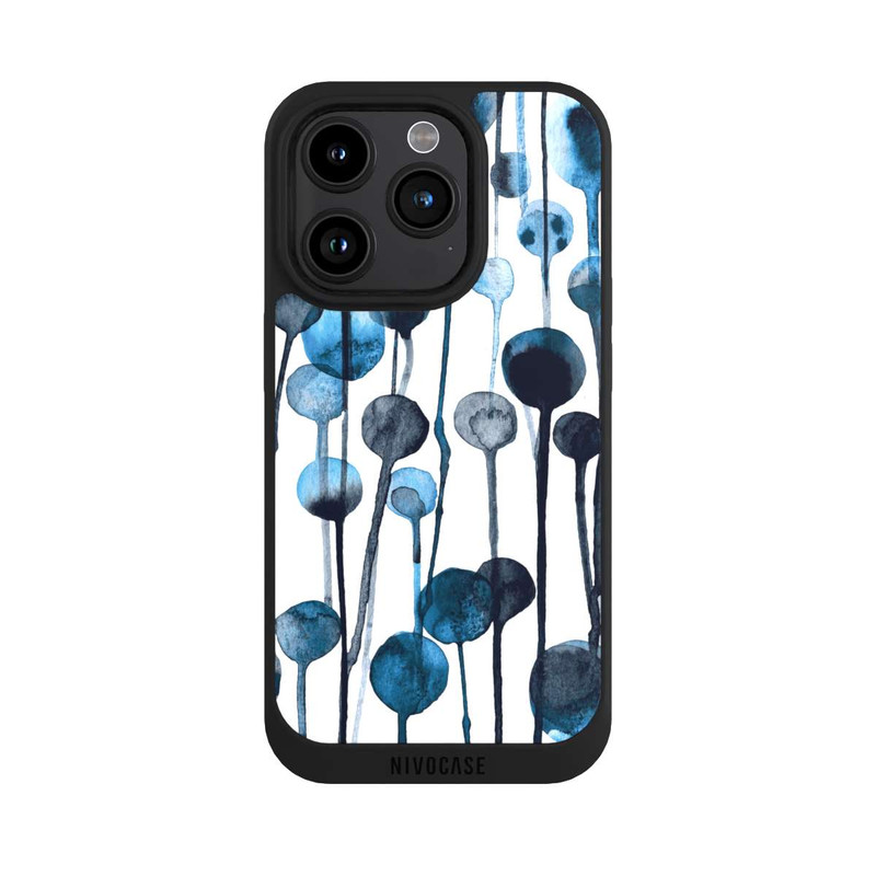 iPhone 15 Pro NIVOpure Dripping Dots Blue