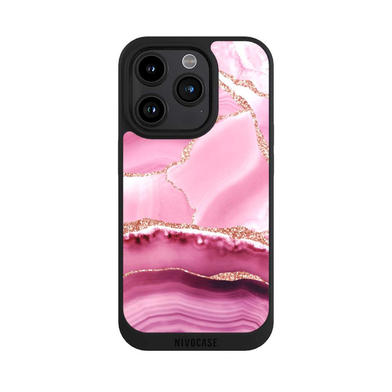 iPhone 15 Pro NIVOpure Marbre Sirène Rose