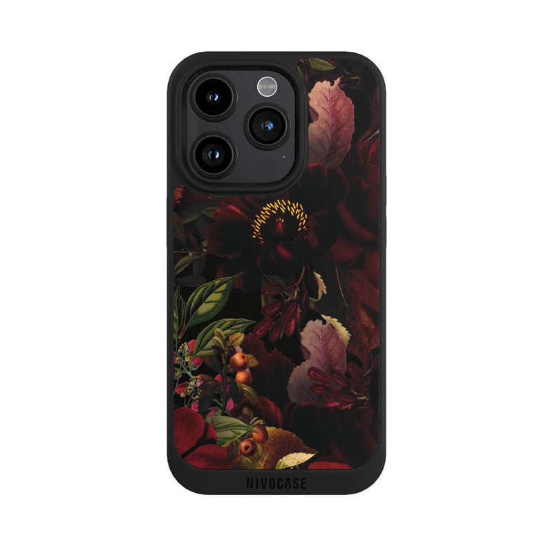 iPhone 15 Pro NIVOpure Champ de Fleurs Foncé