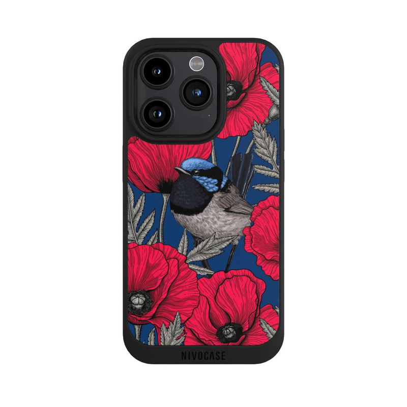 iPhone 15 Pro NIVOpure Grimpereaux et coquelicots 2