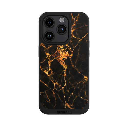 Apple iPhone 15 Pro NIVOpure Goldener Marmor