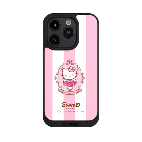 Apple iPhone 15 Pro NIVOpure Hello Kitty Ballerina-Streifen