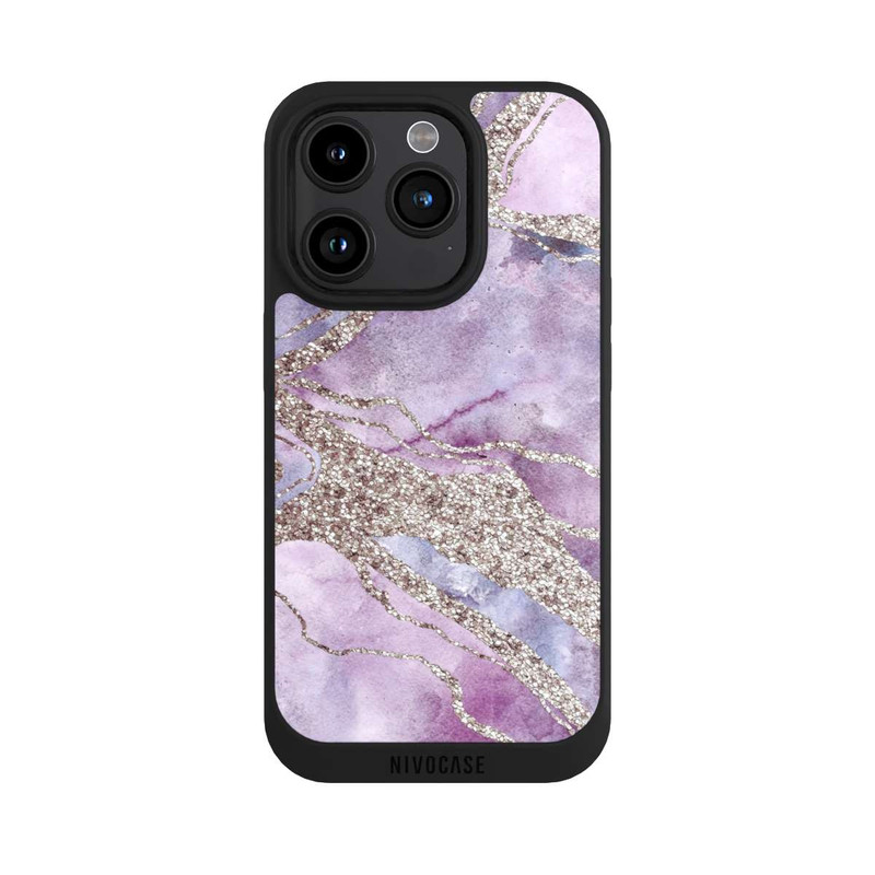 iPhone 15 Pro NIVOpure Edelstein Pastell Lila