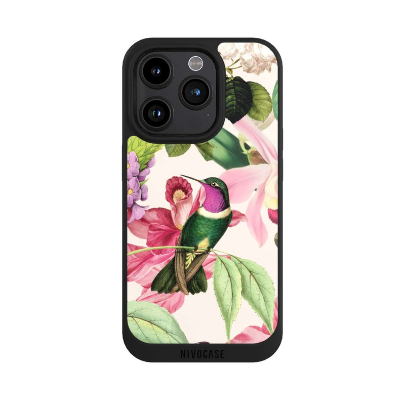iPhone 15 Pro NIVOpure Kolibris und Rosen