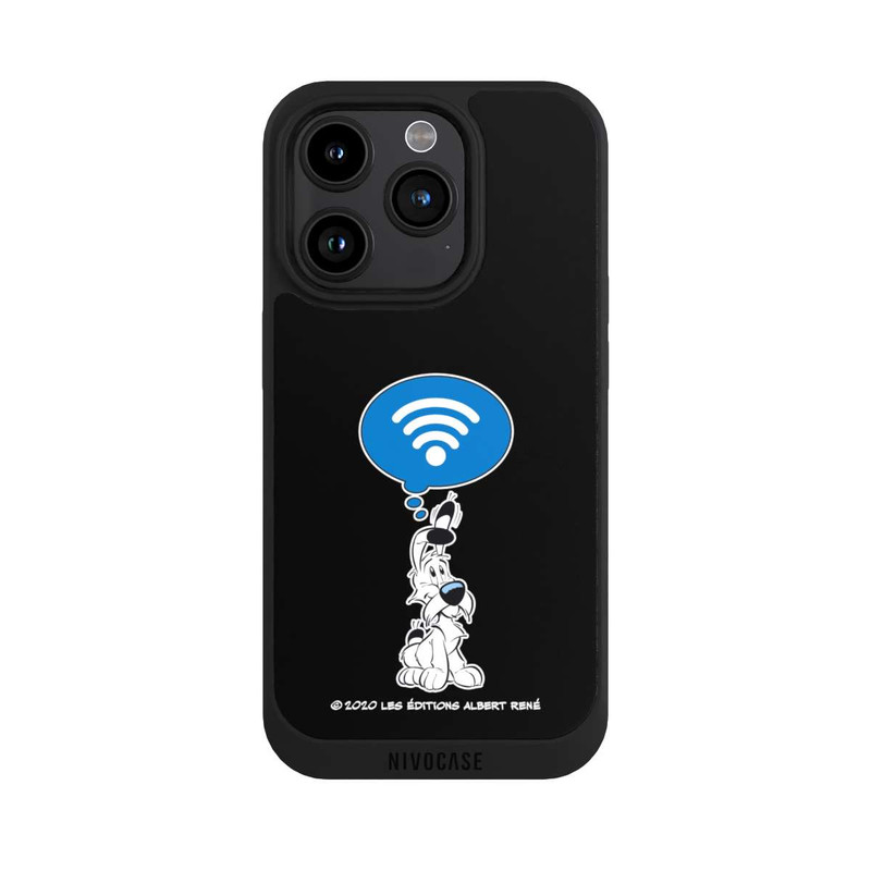 iPhone 15 Pro NIVOpure Idefix W-LAN - Schwarz Hintergrund