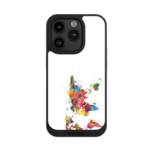 Apple iPhone 15 Pro NIVOpure Éclats de cartes du monde