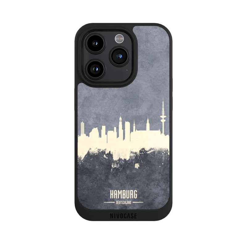iPhone 15 Pro NIVOpure Hambourg Allemagne Ligne d'horizon Gris