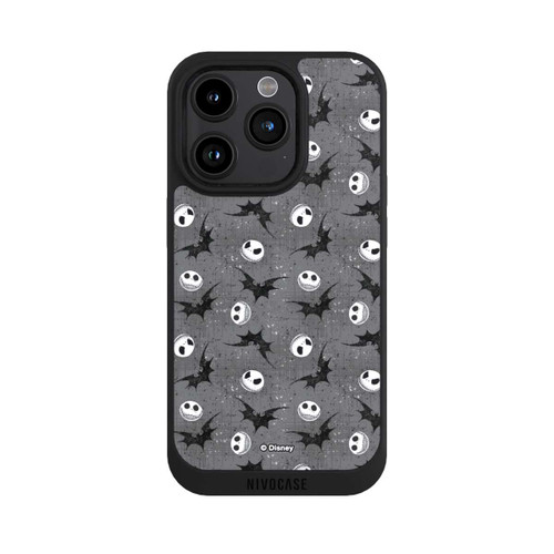 Apple iPhone 15 Pro NIVOpure Jack Grey Pattern Tim Burtons Nightmare before Christmas