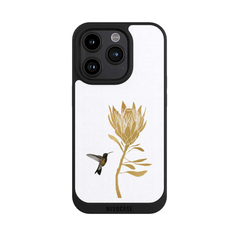 iPhone 15 Pro NIVOpure Colibri et fleurs l