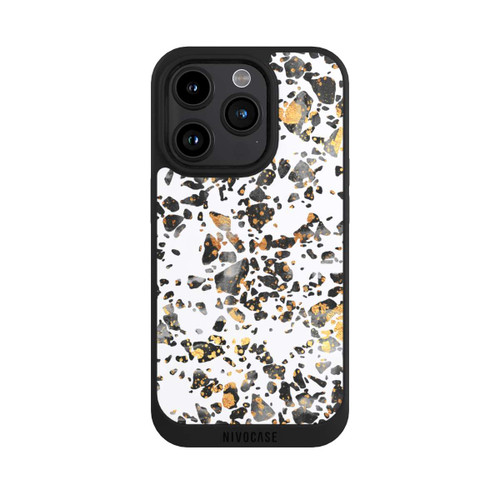 Apple iPhone 15 Pro NIVOpure Gold Speckled Terrazzo