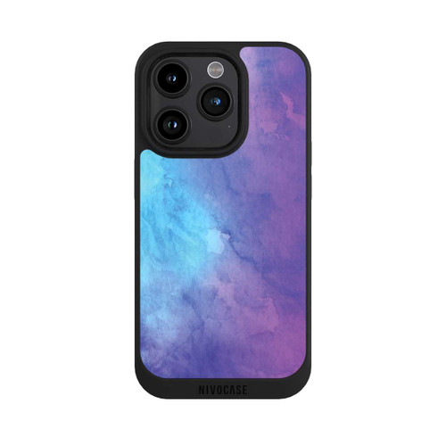 Apple iPhone 15 Pro NIVOpure Aquarelle Bleu Rose Fade