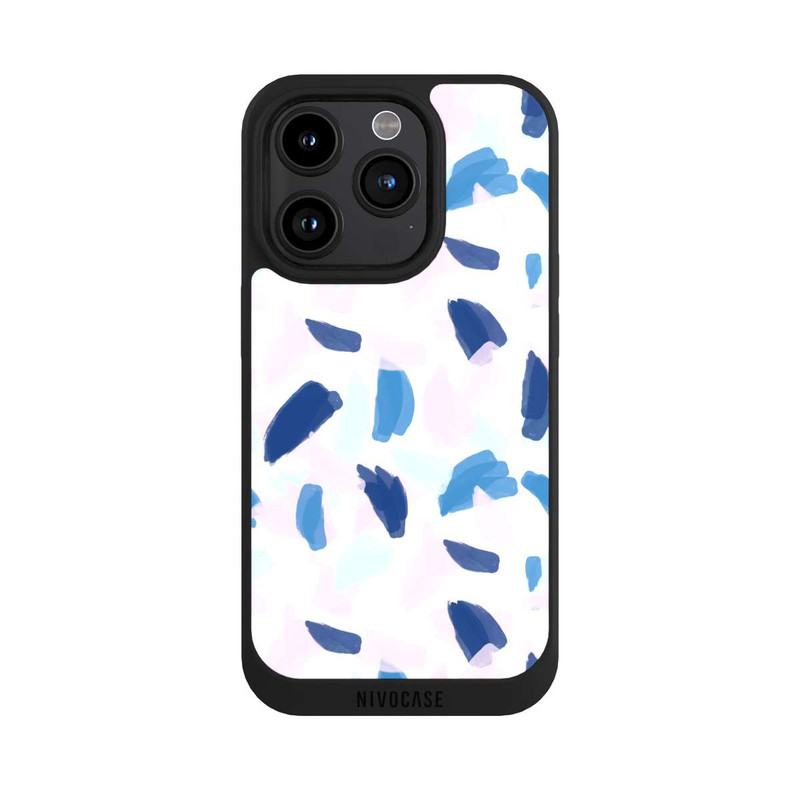 iPhone 15 Pro NIVOpure Blaue und rosa Farbe