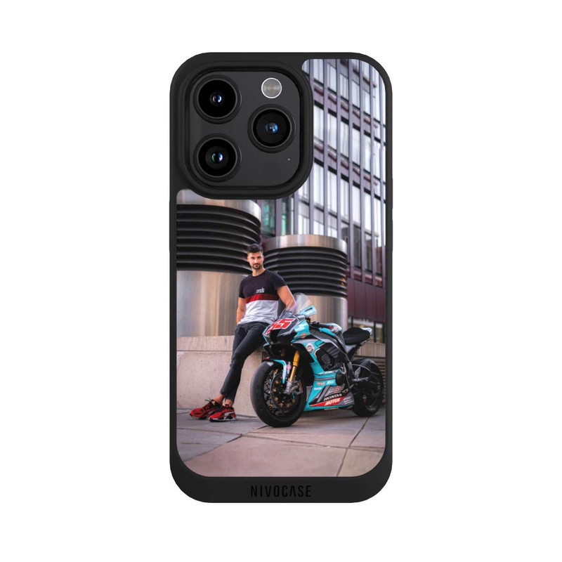 iPhone 15 Pro NIVOpure Vélo bleu - MDS
