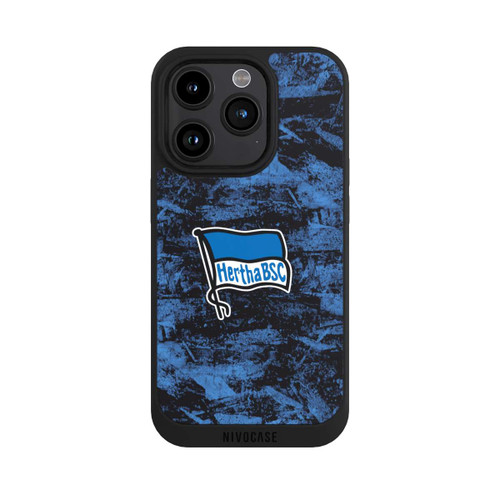 Apple iPhone 15 Pro NIVOpure Hertha BSC Logo | Grunge 