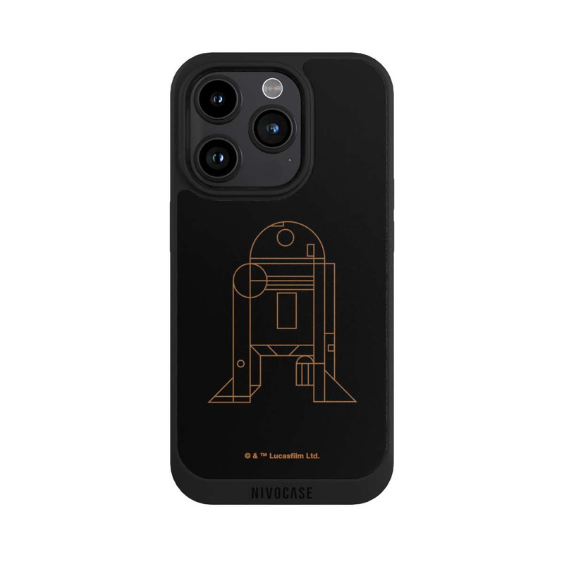 iPhone 15 Pro NIVOpure R2D2 Dessin au trait