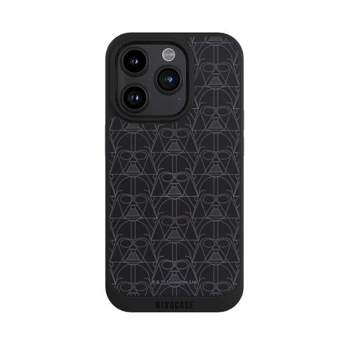 Apple iPhone 15 Pro NIVOpure Darth Vader Line Art