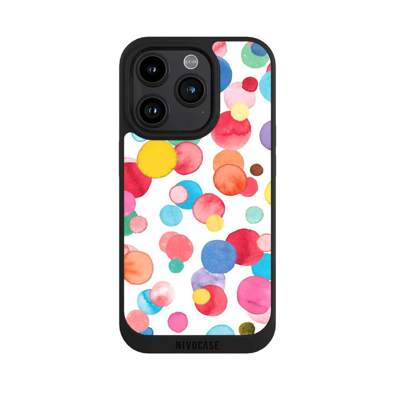 iPhone 15 Pro NIVOpure Sommertupfen Aquarell