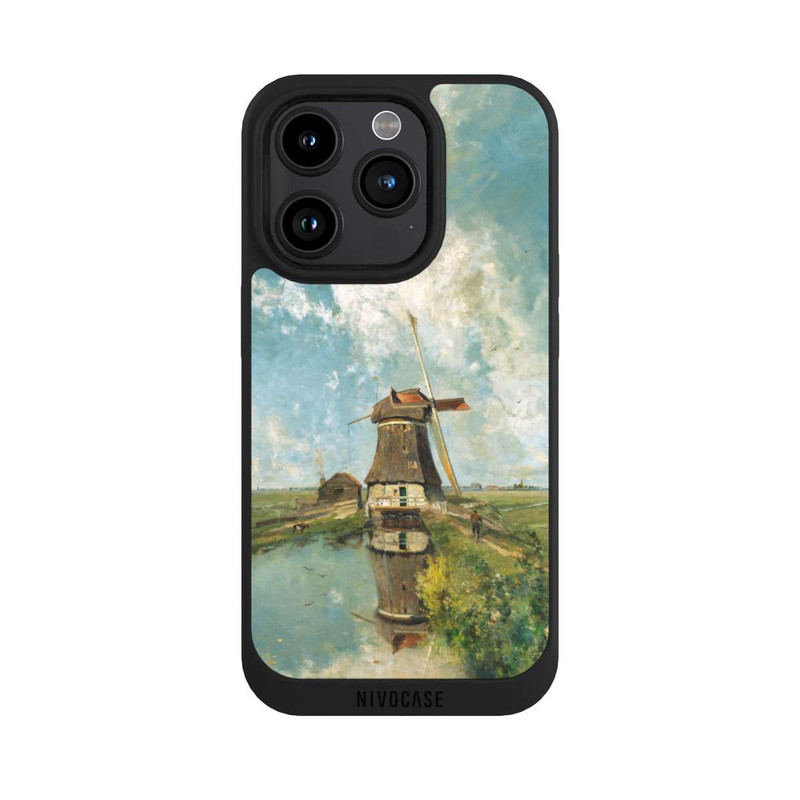 iPhone 15 Pro NIVOpure A Windmill on a Polder Waterway