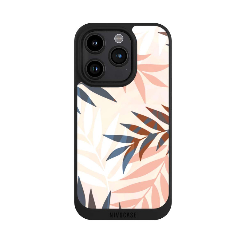 iPhone 15 Pro NIVOpure Pastell Palmen Thema