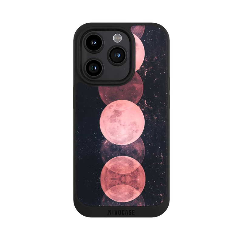 iPhone 15 Pro NIVOpure Rosa Mondphasen