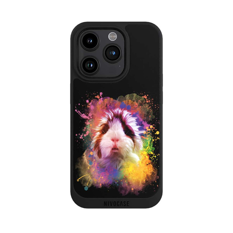 iPhone 15 Pro NIVOpure Cochon d'Inde Projection de Couleurs
