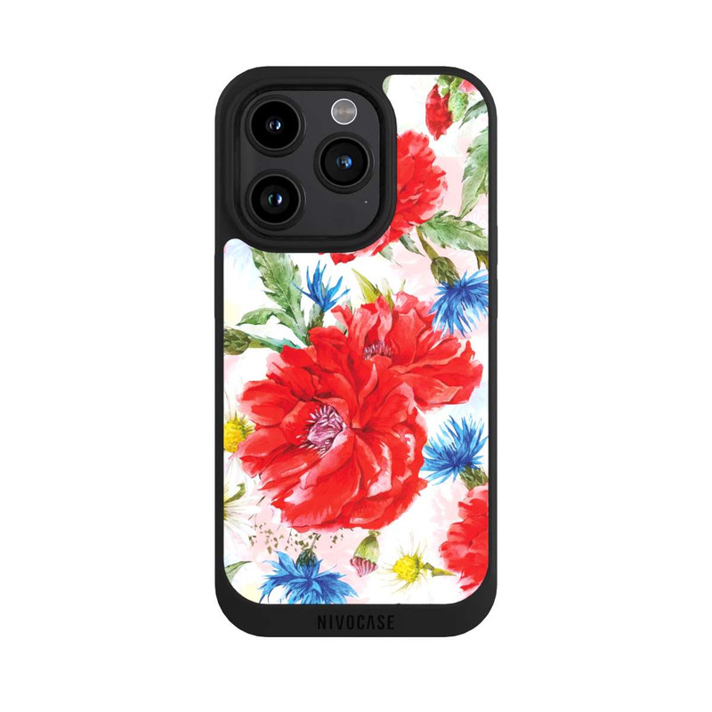 iPhone 15 Pro NIVOpure Summer Meadow, cornflowers and poppies
