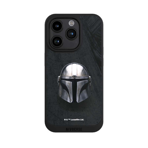Apple iPhone 15 Pro NIVOpure Casque Mandalorien Noir