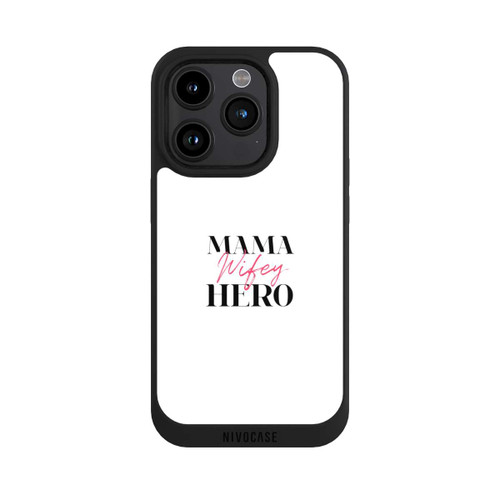 Apple iPhone 15 Pro NIVOpure Mama Wifey Hero White
