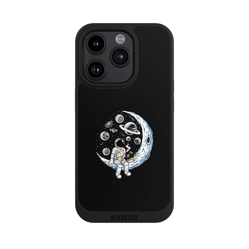 iPhone 15 Pro NIVOpure Astronaut Drinking Coffee