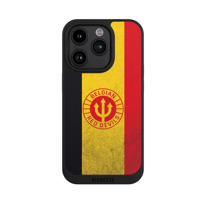 iPhone 15 Pro NIVOpure Diables Rouges Belges Drapeau